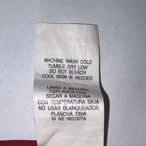 Vtg 90s Y2K City Triangles Red Asymmetrical Ruffle Dress Whimsigoth Fairy 11 - Picture 10 of 10